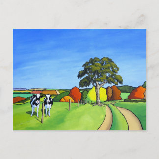 Black and White Cow Gifts Postcard