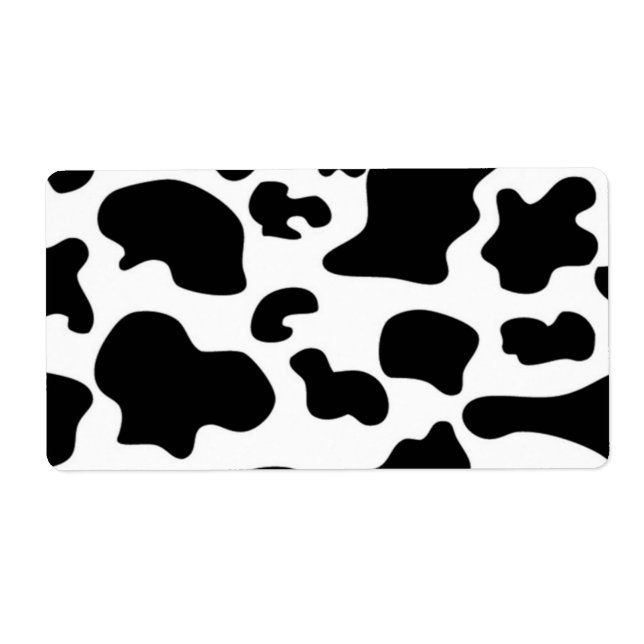 Black and White Cow print (Front)