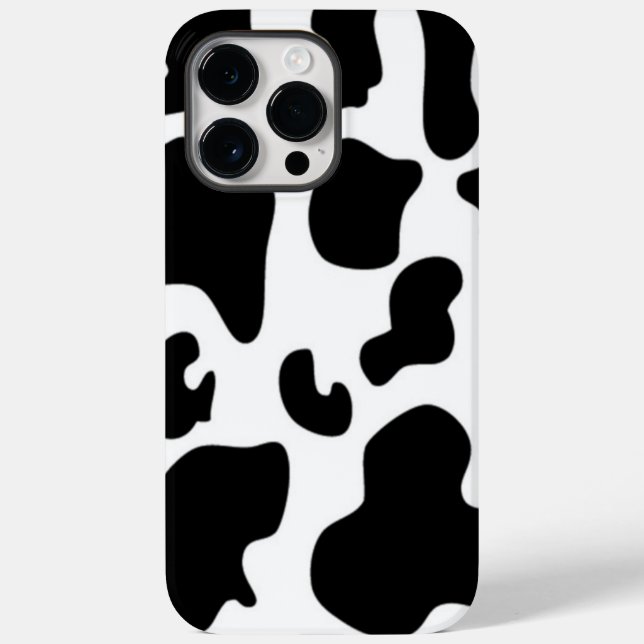 Black and White Cow print Case-Mate iPhone Case (Back)
