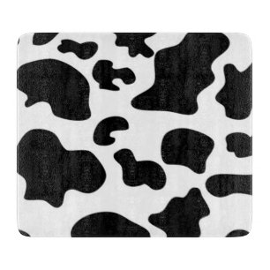 Black and White Cow print Cutting Board