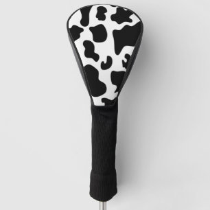 Black and White Cow print Golf Head Cover