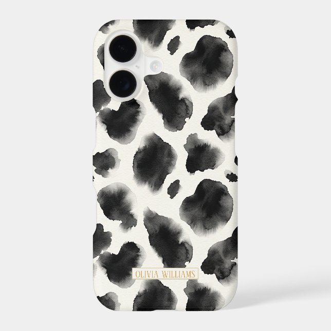 Black and White Cow Print Pattern (Back)