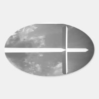 Black and white cross