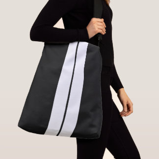 black and white crossbody bag