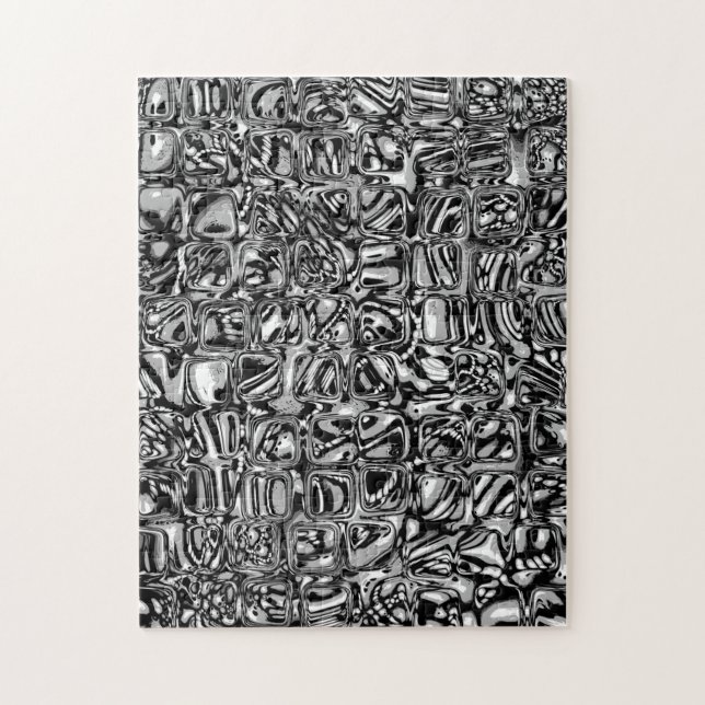 Black And White Cubes Jigsaw Puzzle (Vertical)