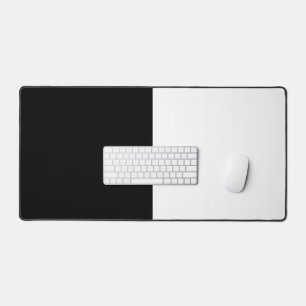 Black and White CUSTOMIZABLE Desk Mat