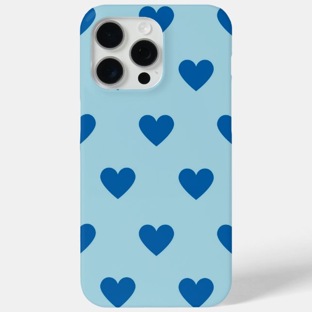 Black and White Cute Simple Heart Pattern  Case-Mate iPhone Case (Back)