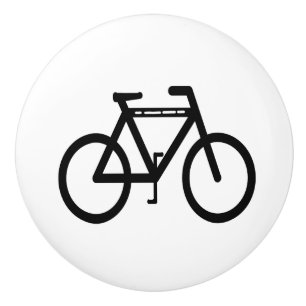 Black and White Cycling Ceramic Knob