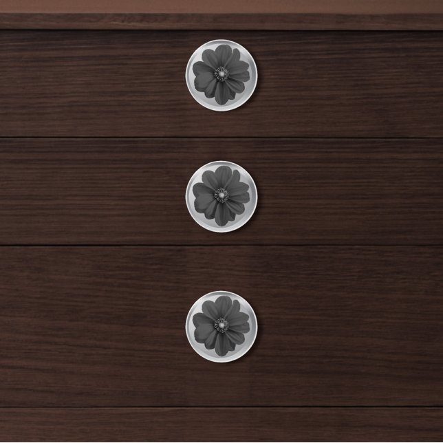 Black and White Daisy Knob, Timeless Elegance for  Ceramic Knob (Creator Uploaded)