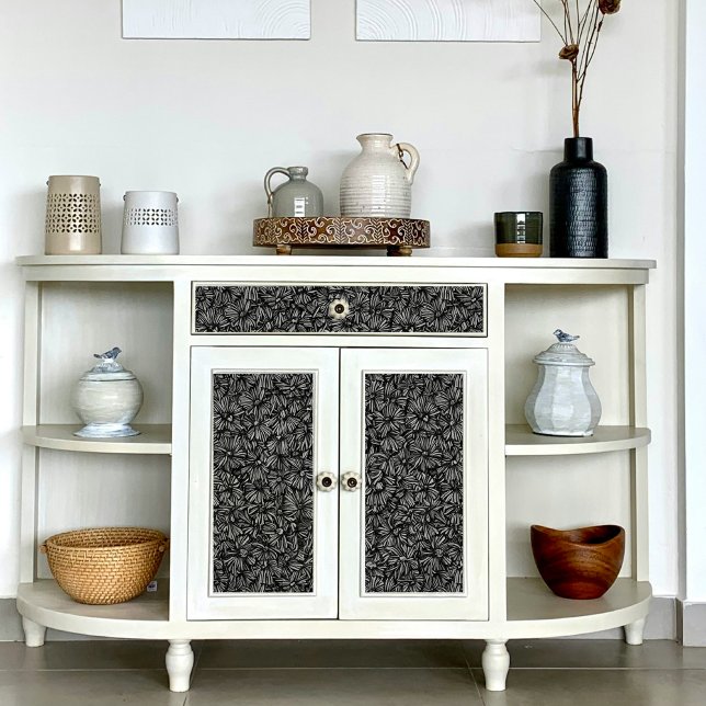 Black and White Daisy Pattern Decoupage Tissue Paper (Creator Uploaded)