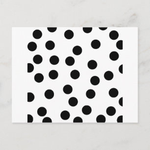 black_and_white_dalmatian_spot_pattern.png postcard