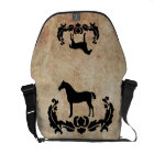 Black and White Damask Horse