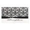Black and White Damask Reception Card