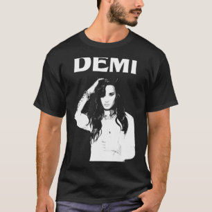 Black And White Demi Classic Love Music Singers Fo T-Shirt