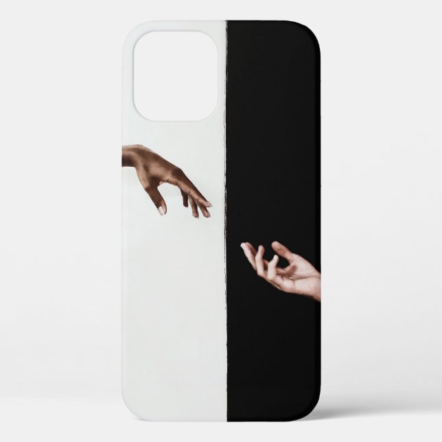 Black and white design Case-Mate iPhone case (Back)