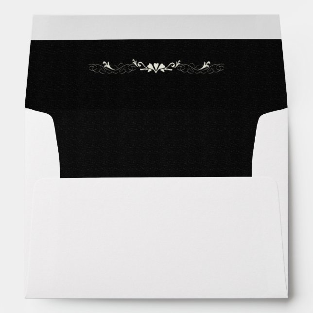Black and White Design Envelope (Back (Bottom))