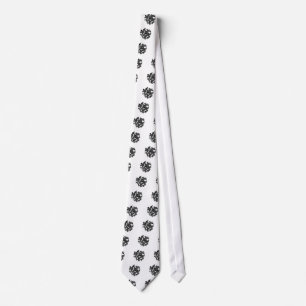 Black and White Design Tie