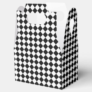 Black and White Diamond Pattern by Shirley Taylor Favour Box