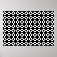 Black and White Diamond Pattern