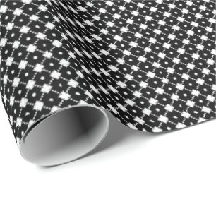 Black and White Diamonds Wrapping Paper