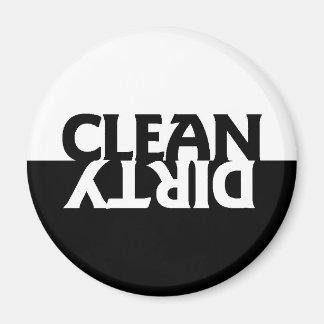 Black and White Dishwasher Magnet
