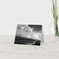 Black and White Dramatic Thunderstorm Photo