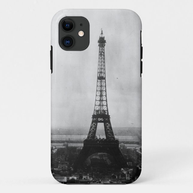 Black and white eiffel tower iPhone 5 case (Back)