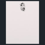 Black and White Elegant Floral Flyer<br><div class="desc">A rustic and elegant business card featuring black and white sketched florals on both sides and all your information in a easily customisable font. Check out our store for more business card options.</div>