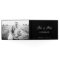 Black and White Elegant Photo Wedding Guest Book