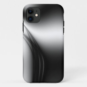 Black and White Estuary iPhone 11 Case