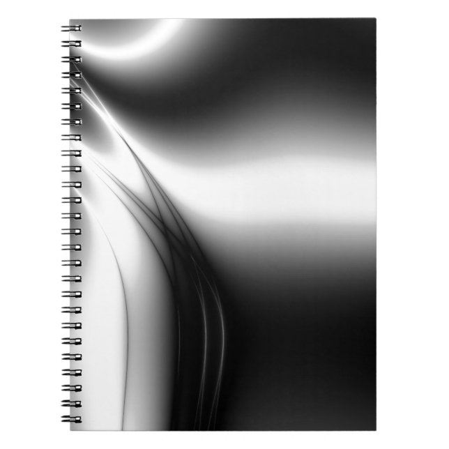 Black and White Estuary Notebook (Front)