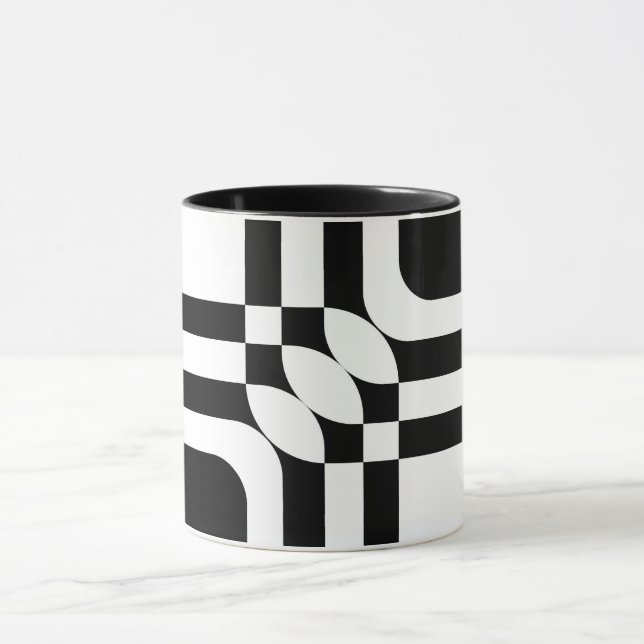 Black and white fantasy mug (Center)