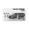 Black and White firearms ffl dealer Business card