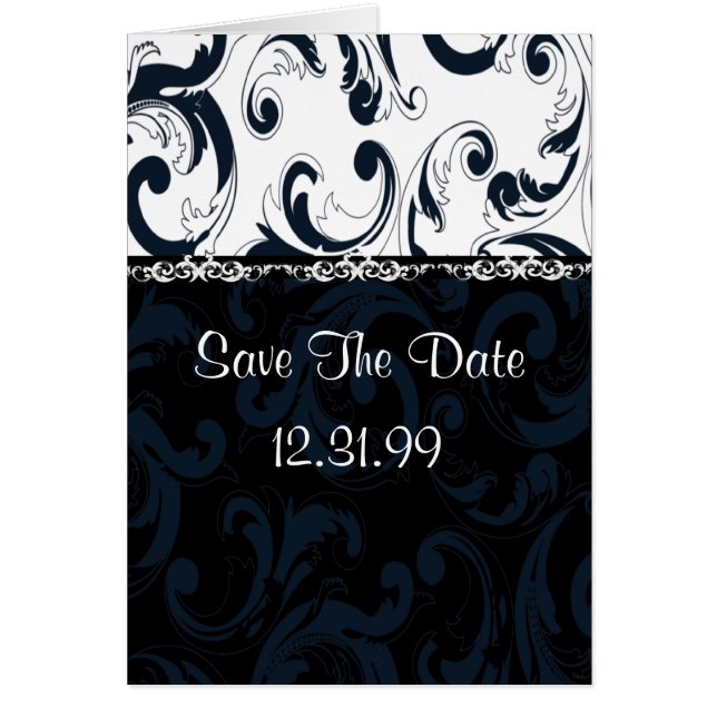 Black and White Floral (Front)