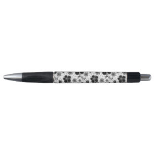 Black and White Floral Print