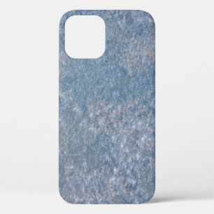 Black and white floral textile iPhone 12 case