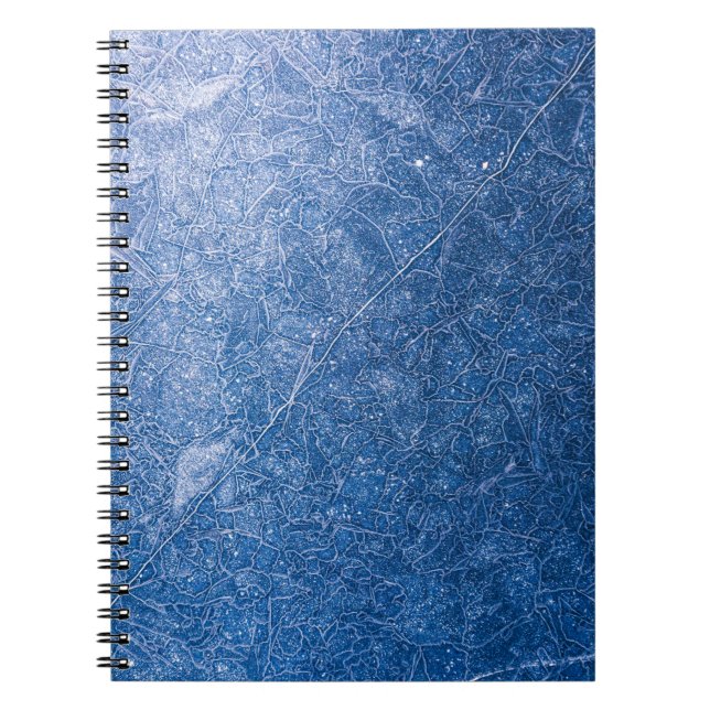 Black and white floral textile notebook (Front)