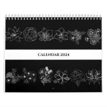 BLACK AND WHITE FLOWER ART LINE BIBLE VERSE