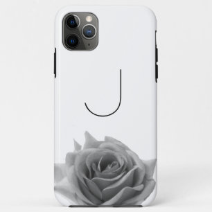 Black and White Flower iPhone case