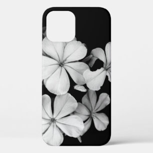 Black and White Flower Photography iPhone 12 Case