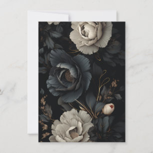 Black and White Flowers