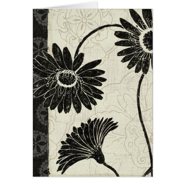Black and White Flowers (Front)