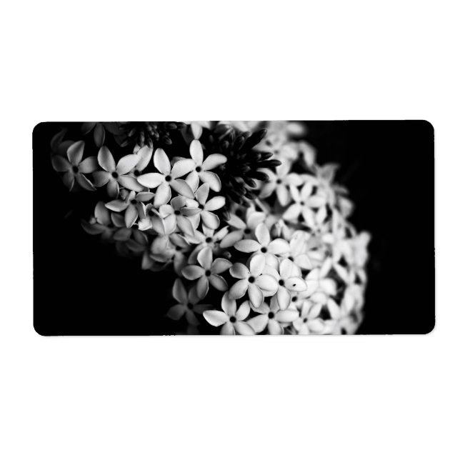 black and white flowers (Front)