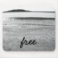 Black and White Free Sand Beach