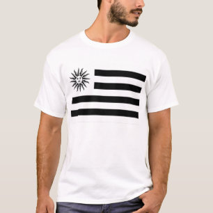 BLACK AND WHITE FREEDOM PATRIOT DESIGN T-Shirt