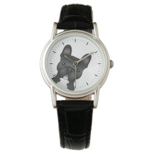 Black And White French Bulldog / Frenchie Cute Dog Watch