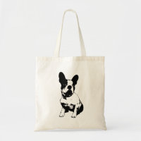 Black and White French Bulldog