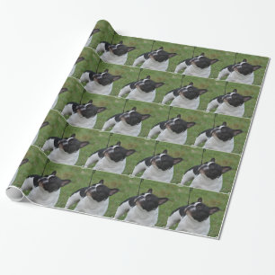 Black and White French Bulldog Wrapping Paper