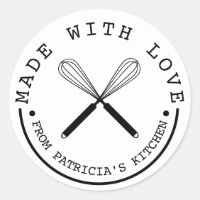 Black And White From The Kitchen Made With Love 