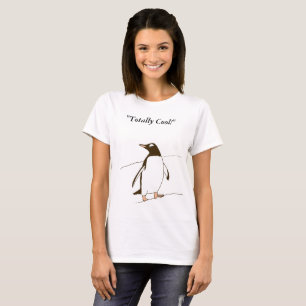 Black and White Gentoo Penguin T-Shirt